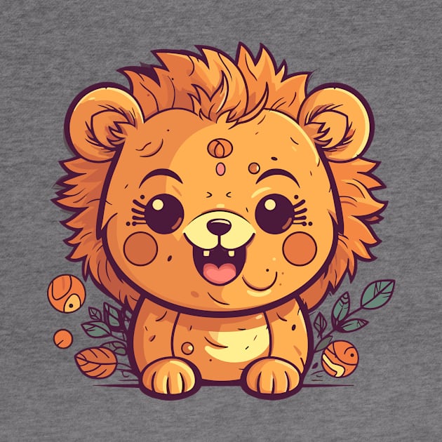 Baby funny lion by JORDYGRAPH